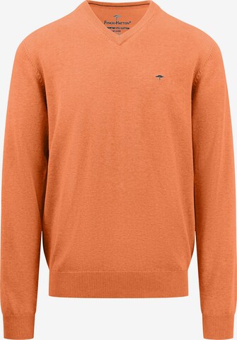 FYNCH-HATTON Sweater in Orange: front