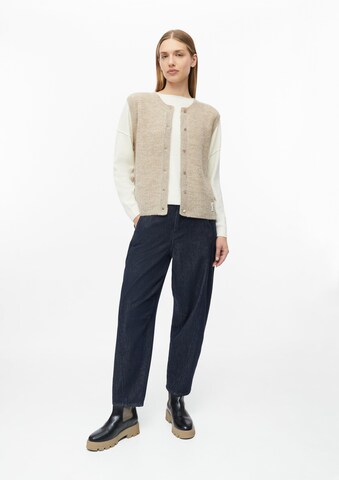 s.Oliver Gebreide bodywarmer in Beige: voorkant