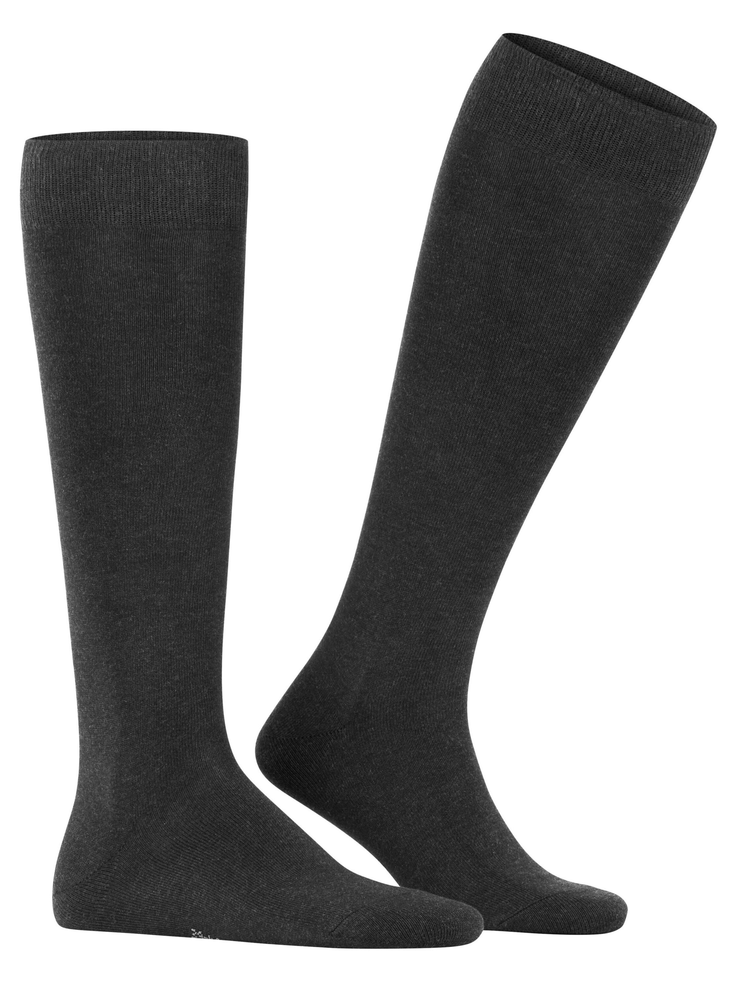 FALKE Knee High Socks 'Family' in Grey