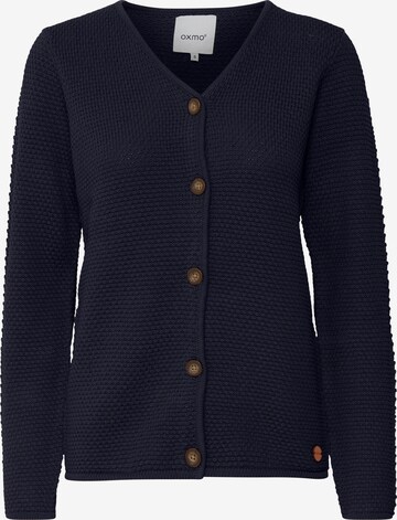 Oxmo Knit Cardigan 'Helga' in Blue: front