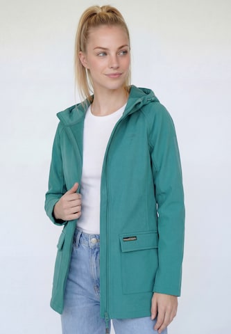 Schmuddelwedda Functionele jas in Blauw: voorkant