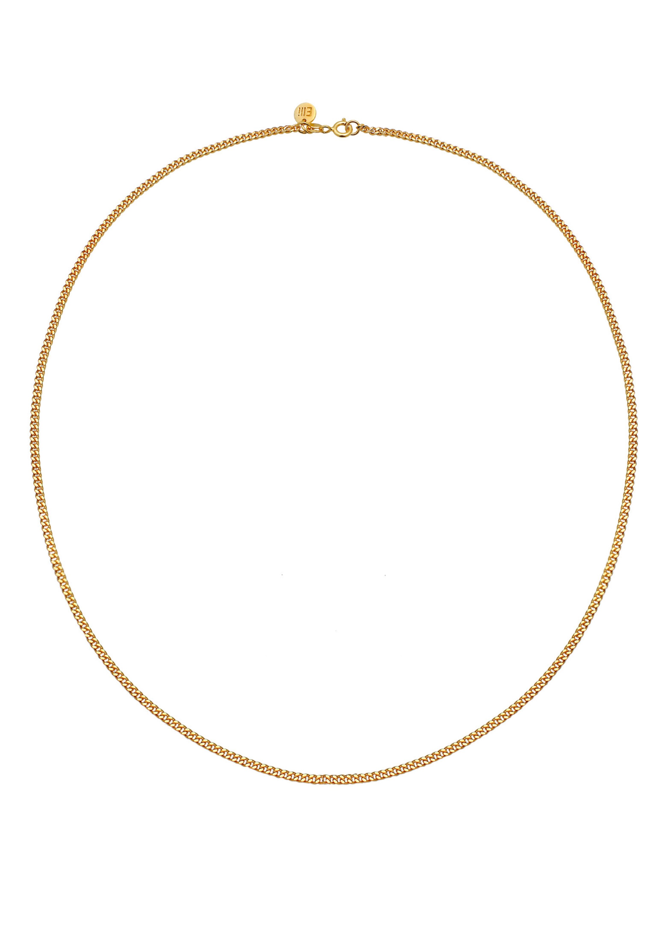 ELLI PREMIUM Halskette Basic Kette in Gold: Vorderseite