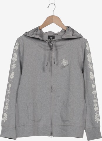 BOGNER Sweatshirt & Zip-Up Hoodie in XL in Grey: front