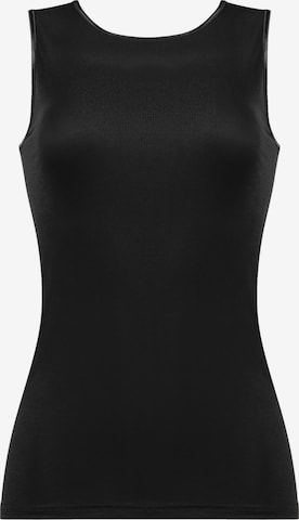 Nina von C. Undershirt 'Fine Cotton' in Black: front