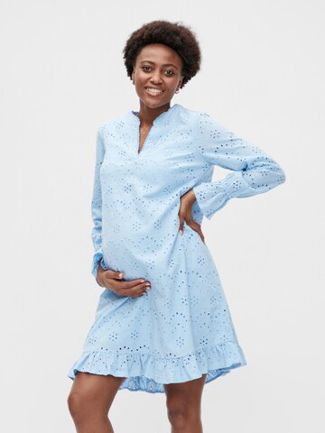 Robe 'ELINA' Vero Moda Maternity en bleu : devant