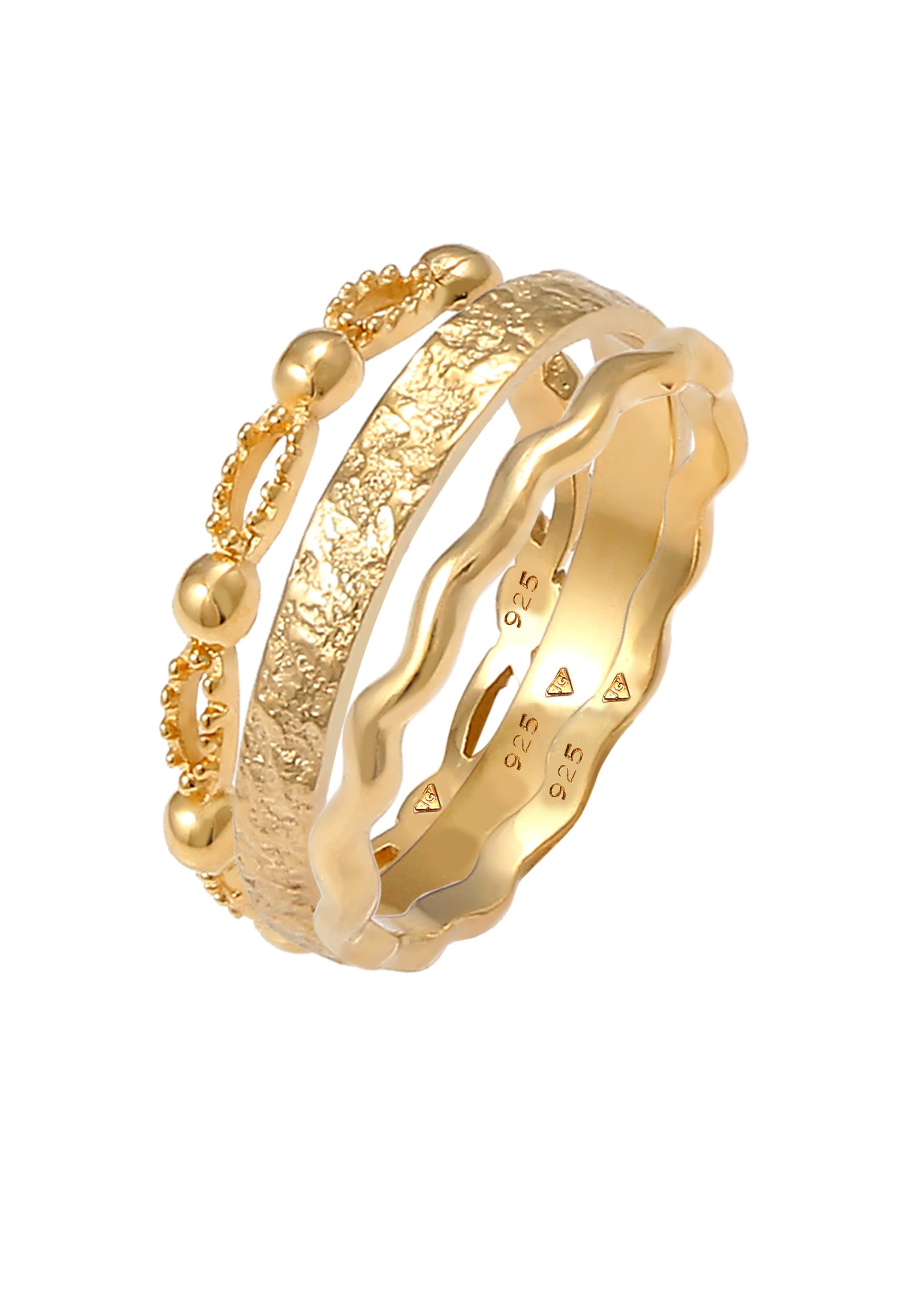 ELLI Ring in Gold: front
