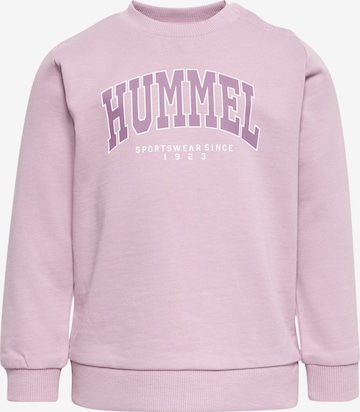Sweat de sport Hummel en rose : devant