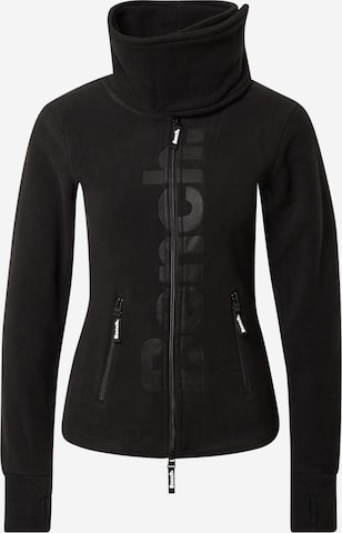 BENCH Fleecejacke 'Finish' in Schwarz: predná strana