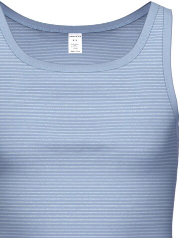 Ammann Undershirt 'Day Classic / Jeans Feinripp' in Blue