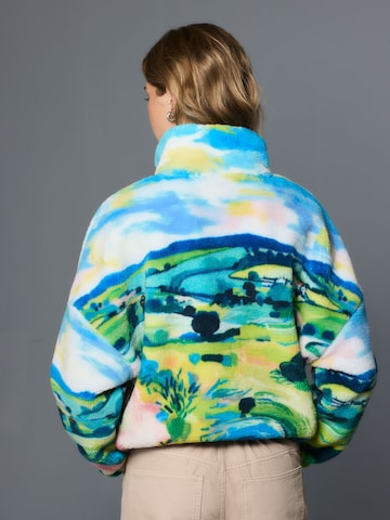 Next Fleece jas in Blauw
