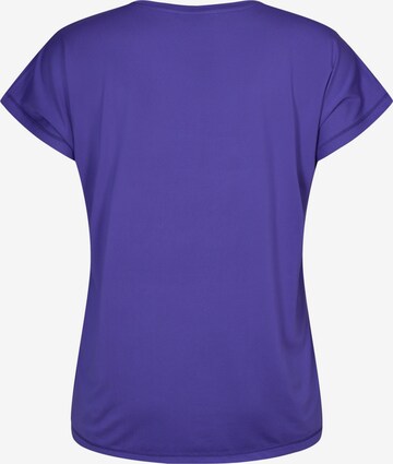 Active by Zizzi Sportshirt 'Abasic' in Lila