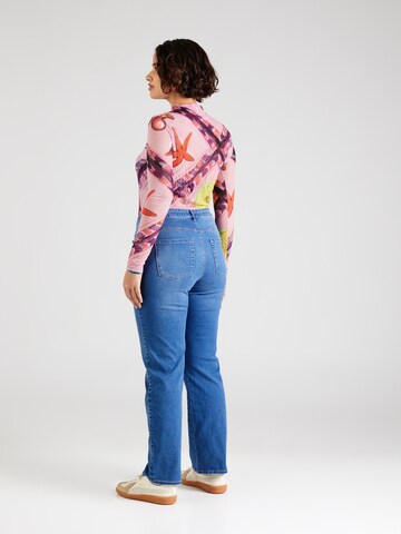 ONLY Carmakoma Slimfit Jeans 'CARAUGUSTA' in Blau