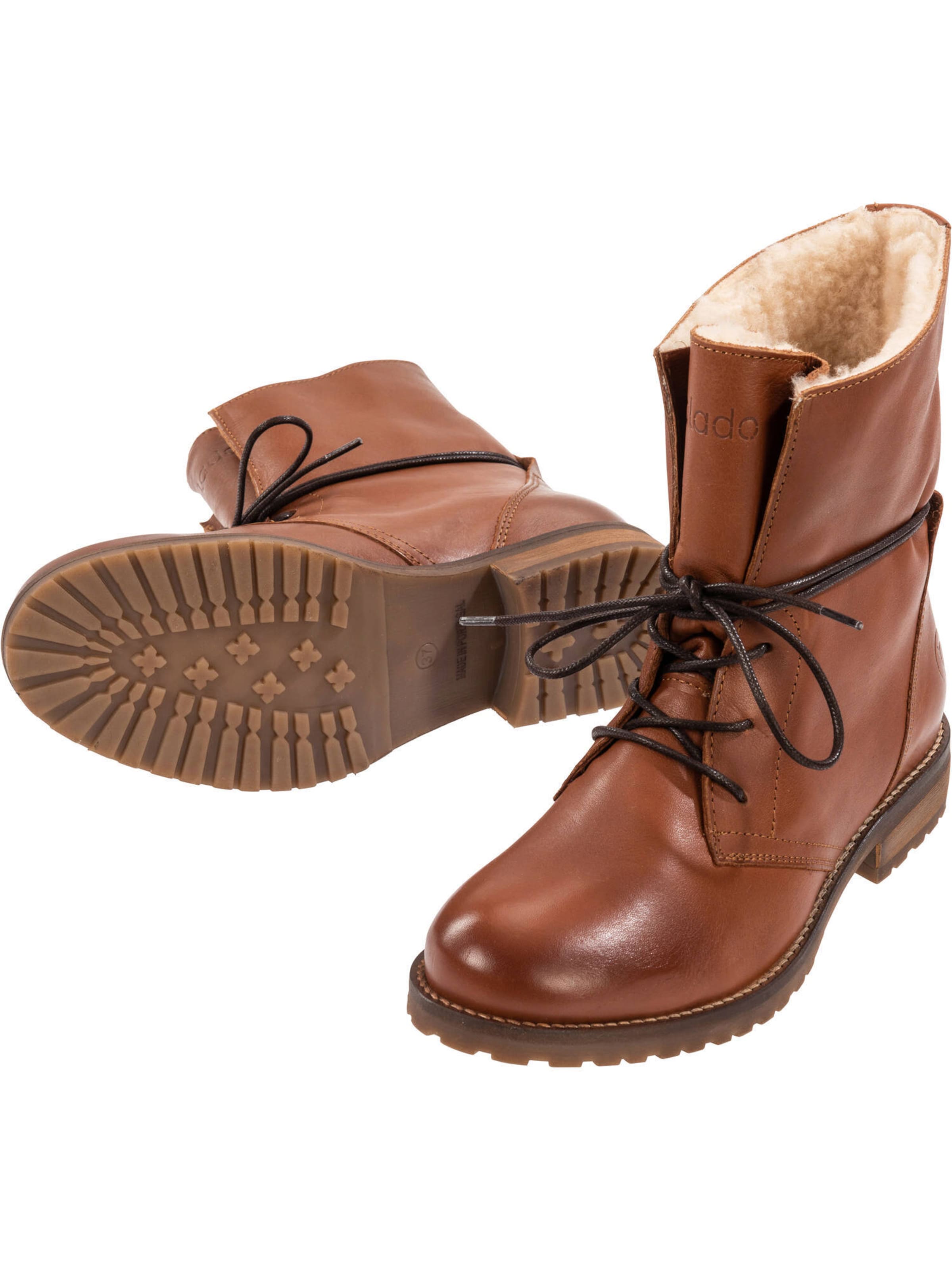 Palado Lace-up bootie 'Kasos' in Brown