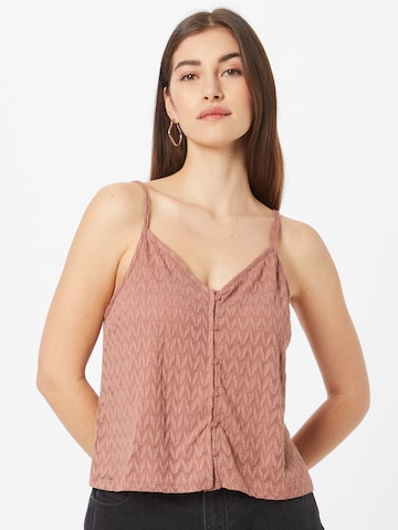 ABOUT YOU Top 'Hellen' in Brown: front