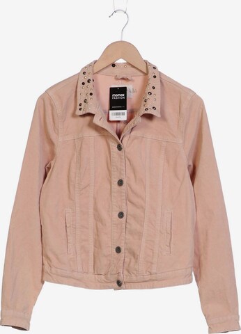 Cream Jacket & Coat in S in Pink: front