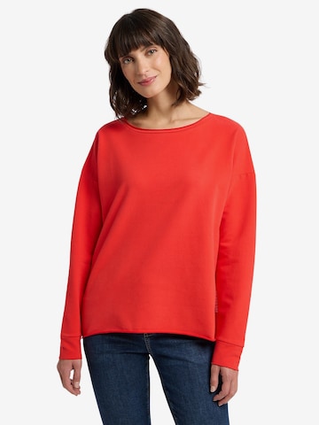 Sweat-shirt 'Riane' Elbsand en rouge : devant