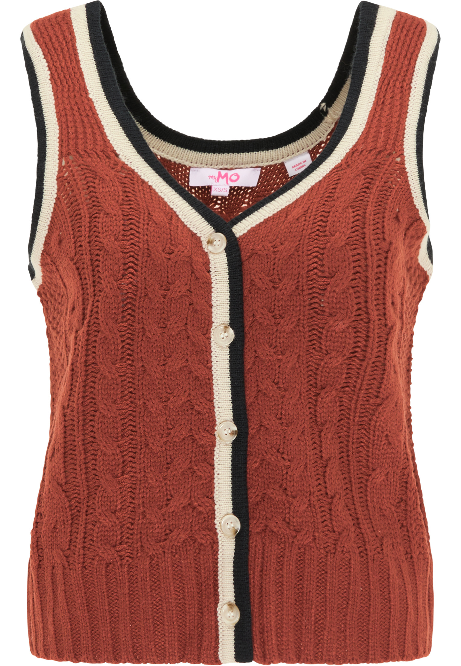 Swetry & dzianina Odzież MYMO Sweter w kolorze Rdzawoczerwonym 