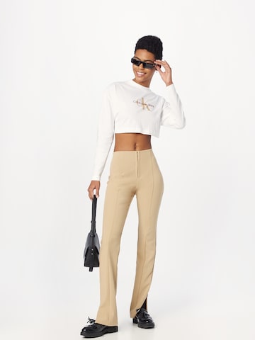 Slimfit Pantaloni di Calvin Klein Jeans in beige