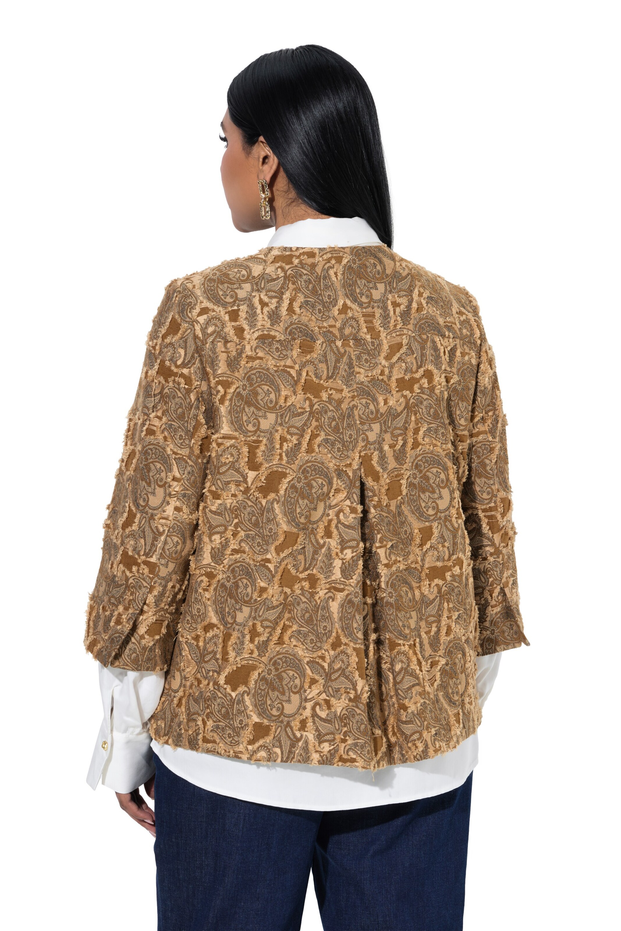 Ulla Popken Between-season jacket in Beige