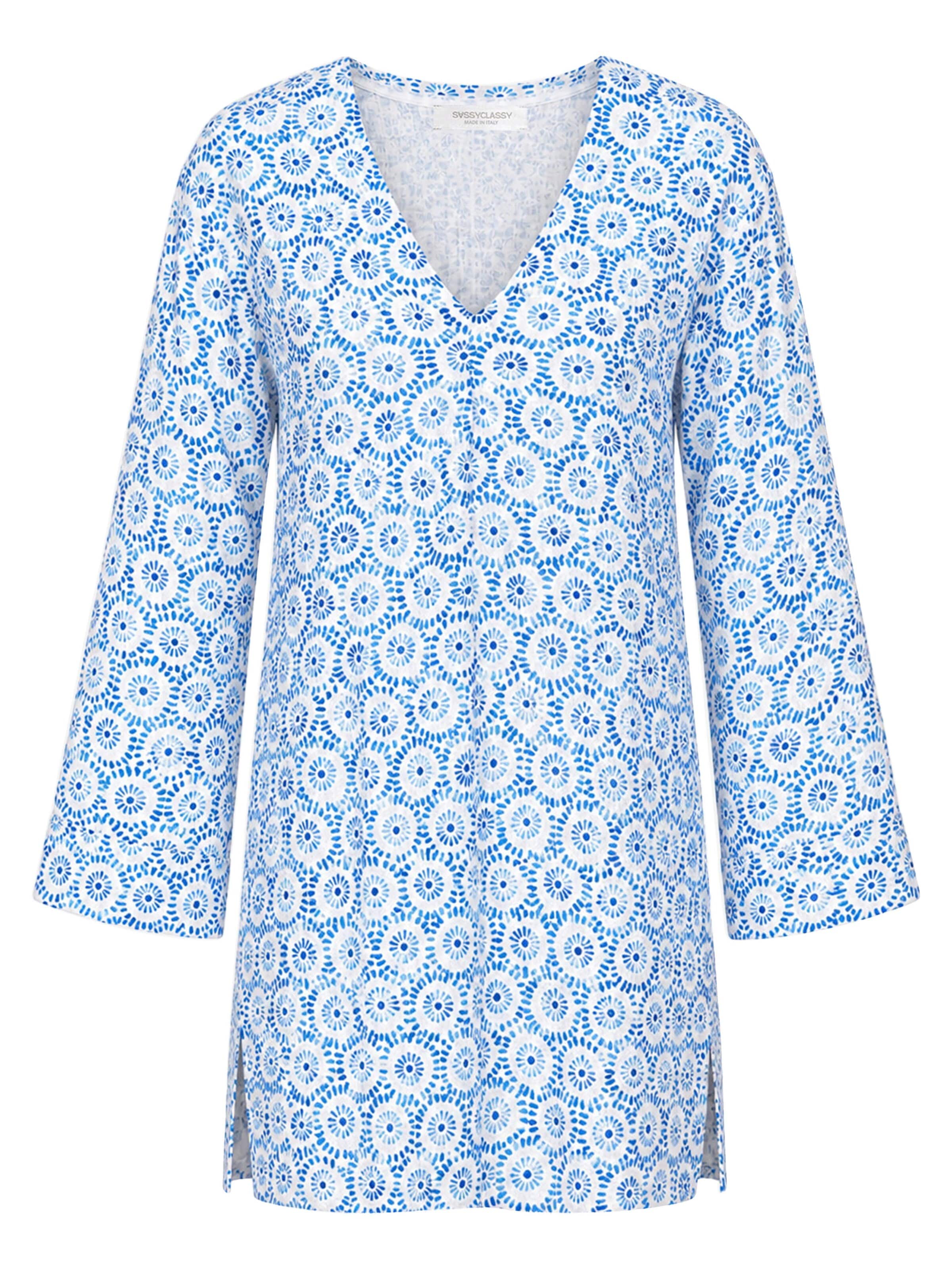 SASSYCLASSY Dress in Blue: front