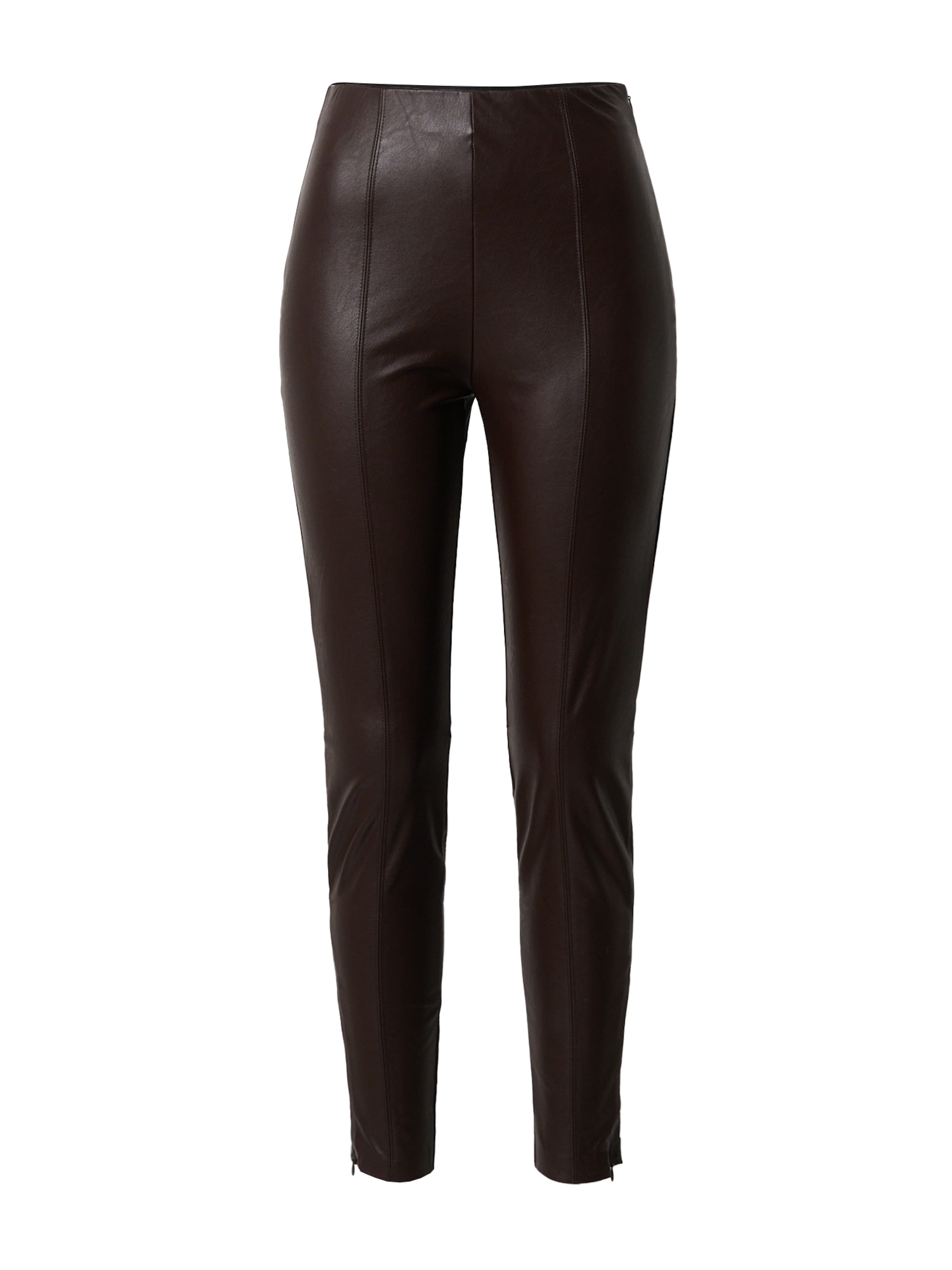 EDITED Skinny Leggings 'Teresa' in Brown: front