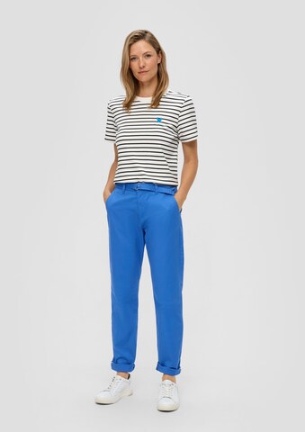 Regular Pantalon chino s.Oliver en bleu