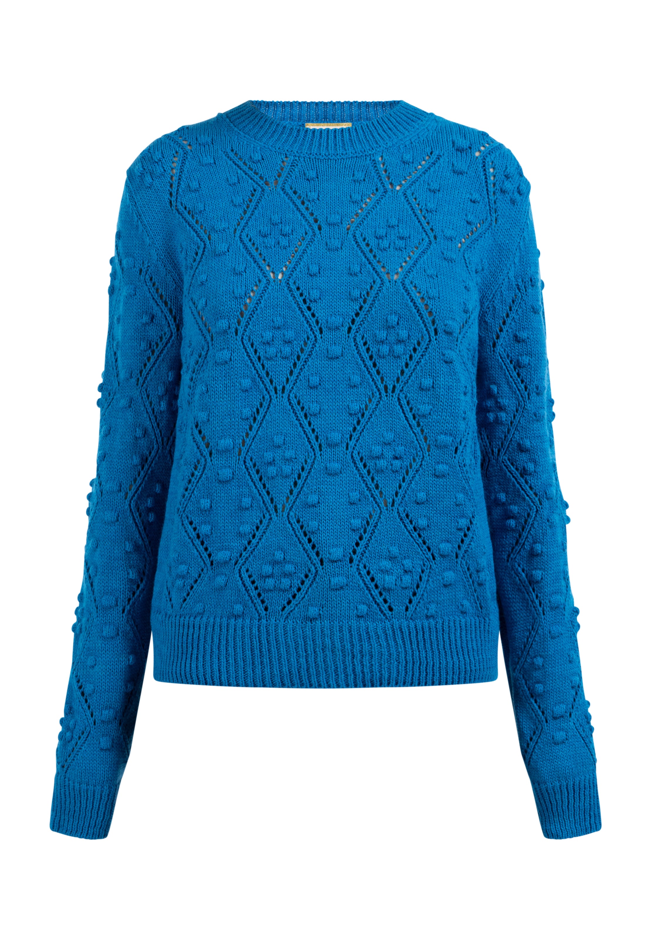 MYMO Trui 'Blonda' in Blauw: voorkant