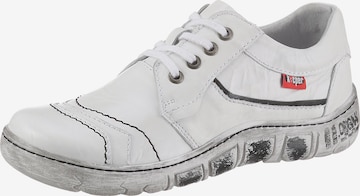 KACPER Lace-Up Shoes in White: front