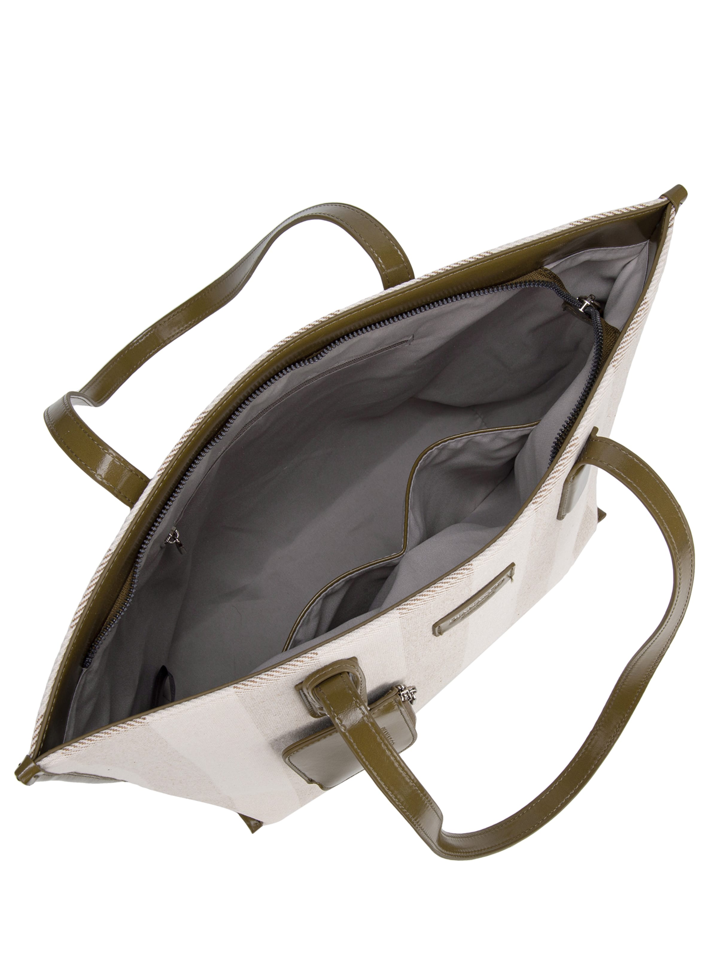 Shopper 'Borsa Shopper Donna Diana & Co Firenze - Righe e con Zip' di Diana&Co. in verde