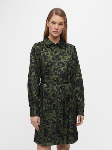 OBJECT Košilové šaty 'SARAH' – zelená: přední strana