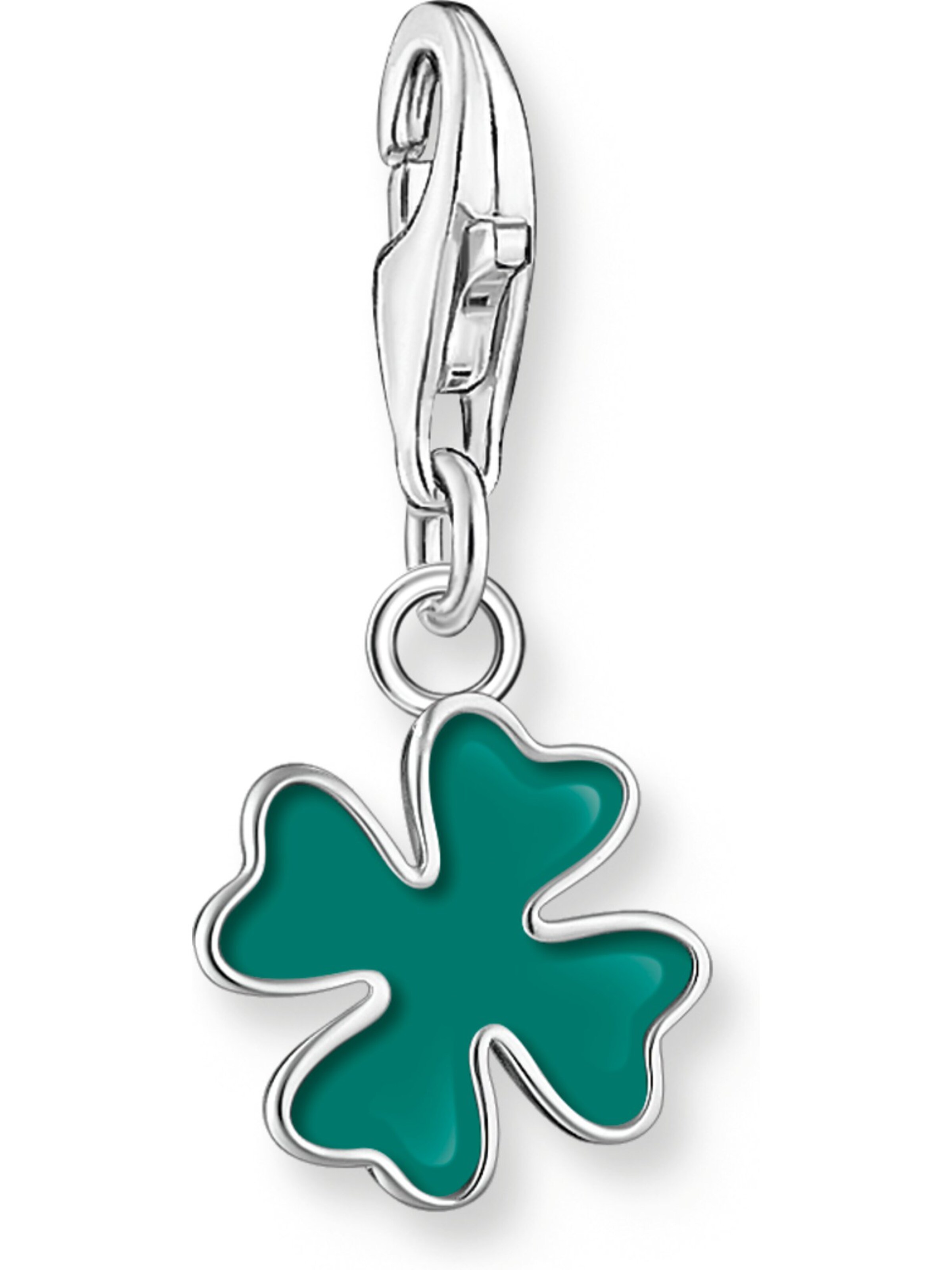 Thomas Sabo Anhänger in One Size in dunkelgrün / silber, Produktansicht