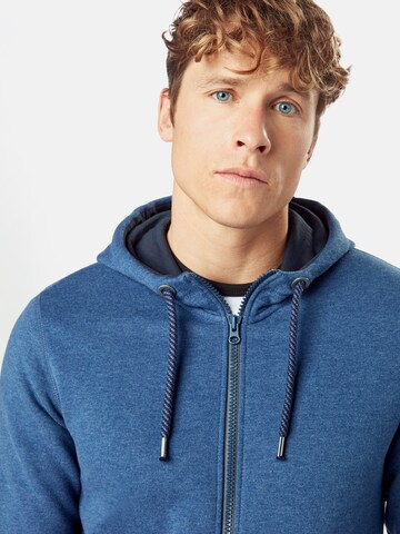 s.Oliver Zip-Up Hoodie in Blue