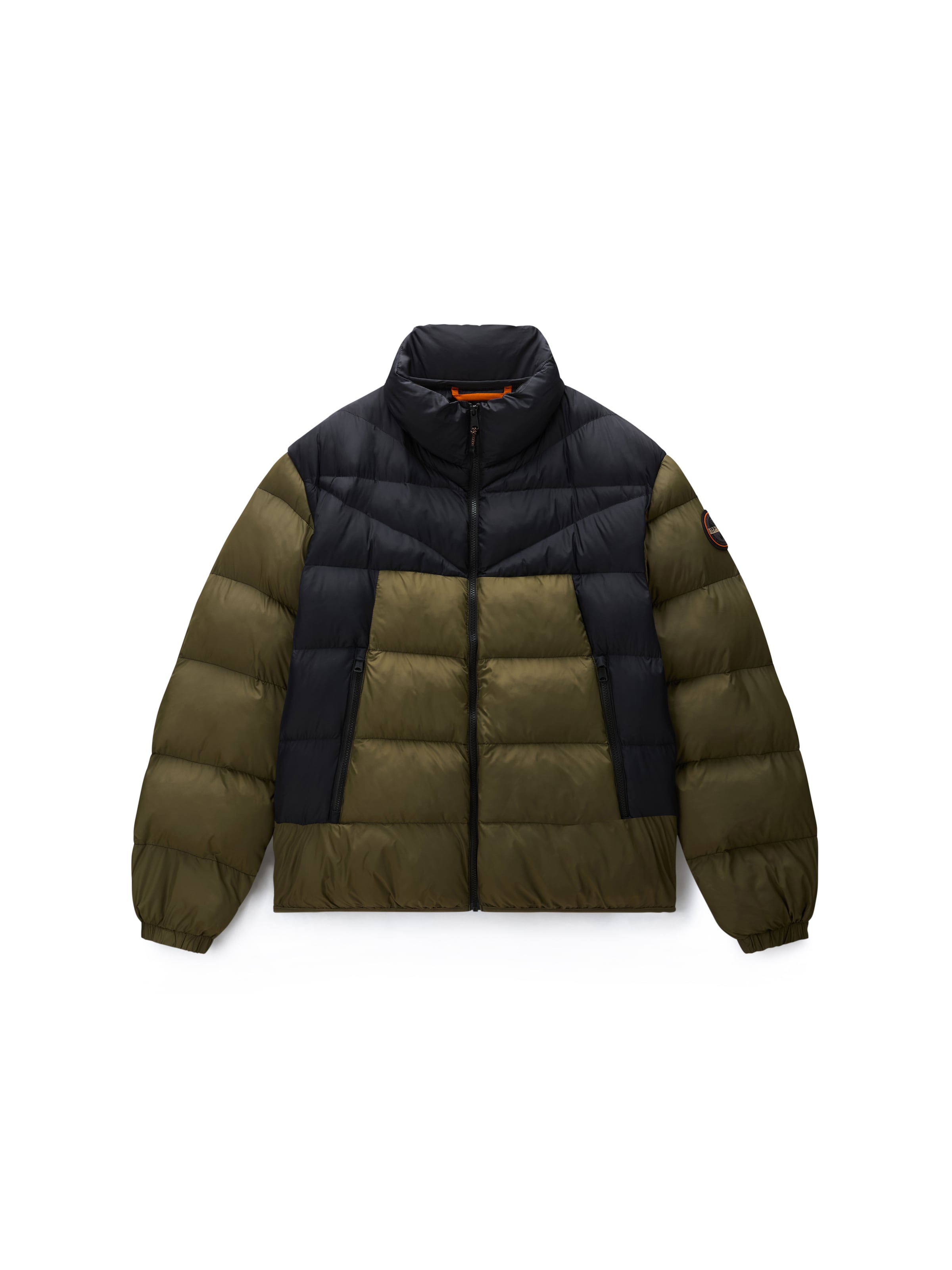 NAPAPIJRI - Chaqueta de entretiempo 'A-Molveno Stand' en verde: frente