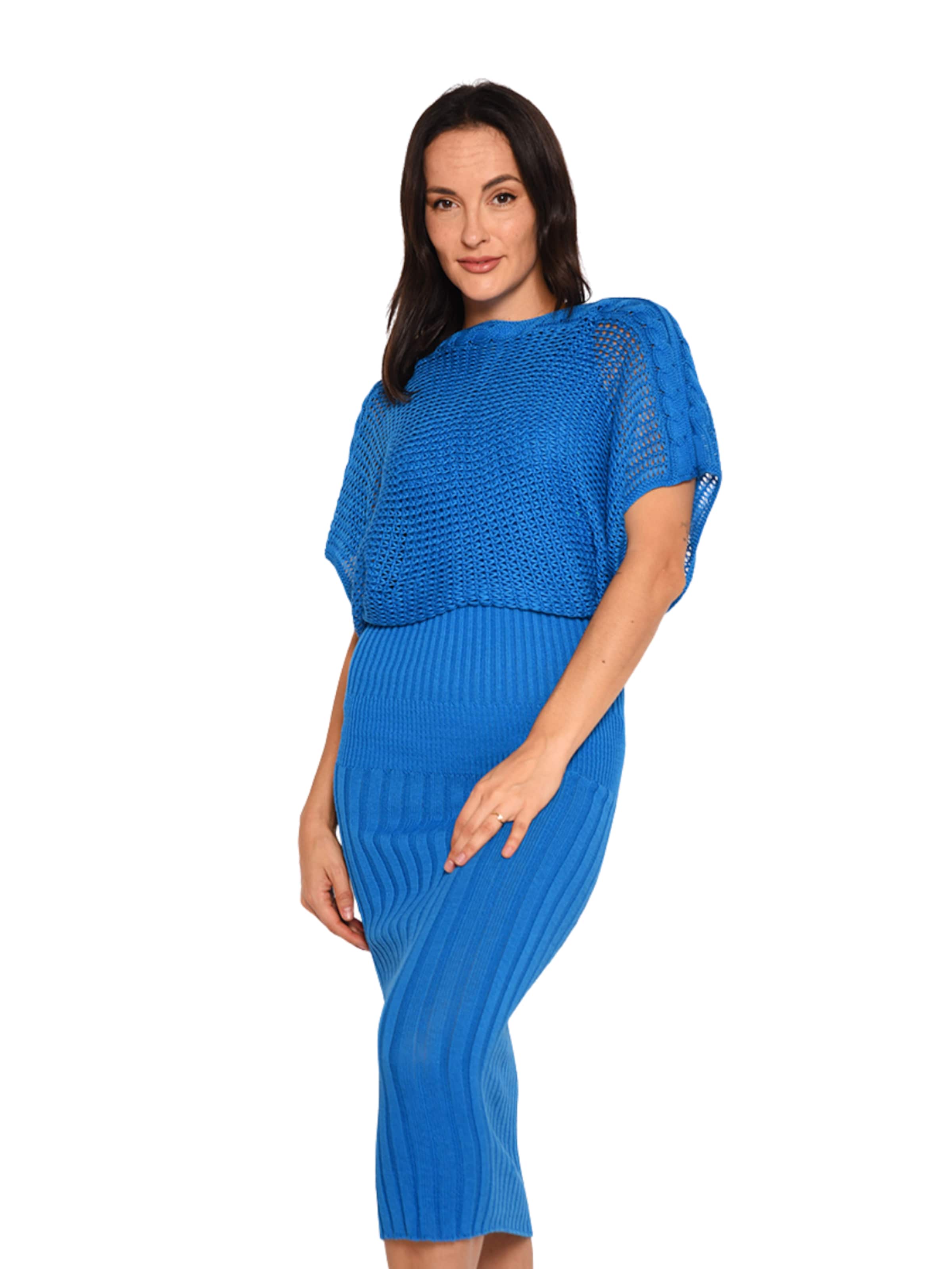 Süel knitwear - Top de punto 'Birthday' en azul