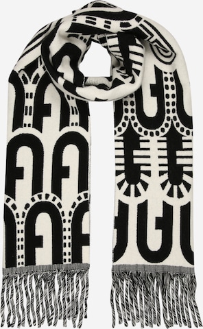 FURLA Scarf 'PIUMA' in Black: front