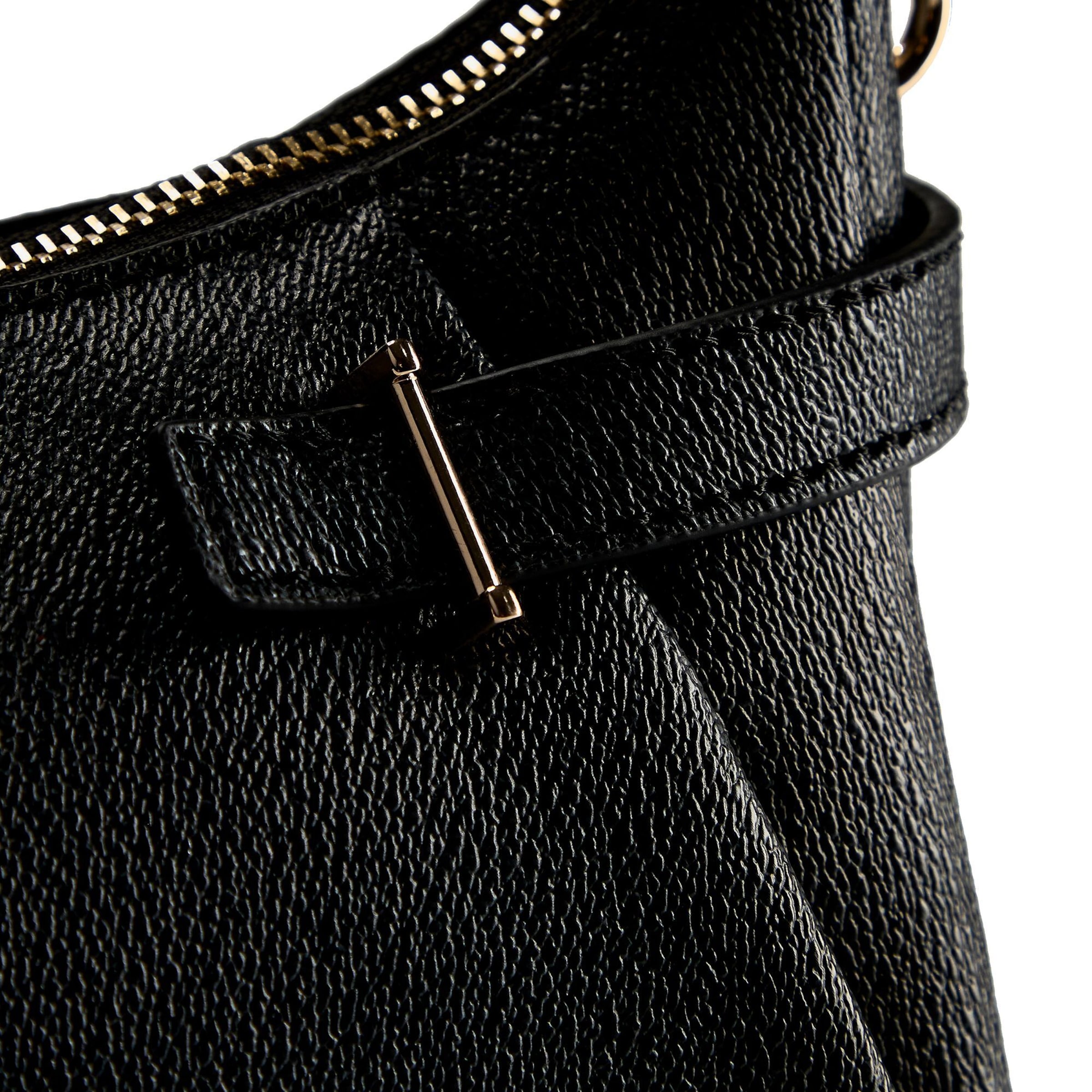 GUESS Schultertasche 'Yesba' in Schwarz