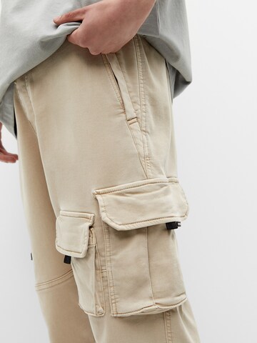 Pull&Bear Tapered Hose in Grau