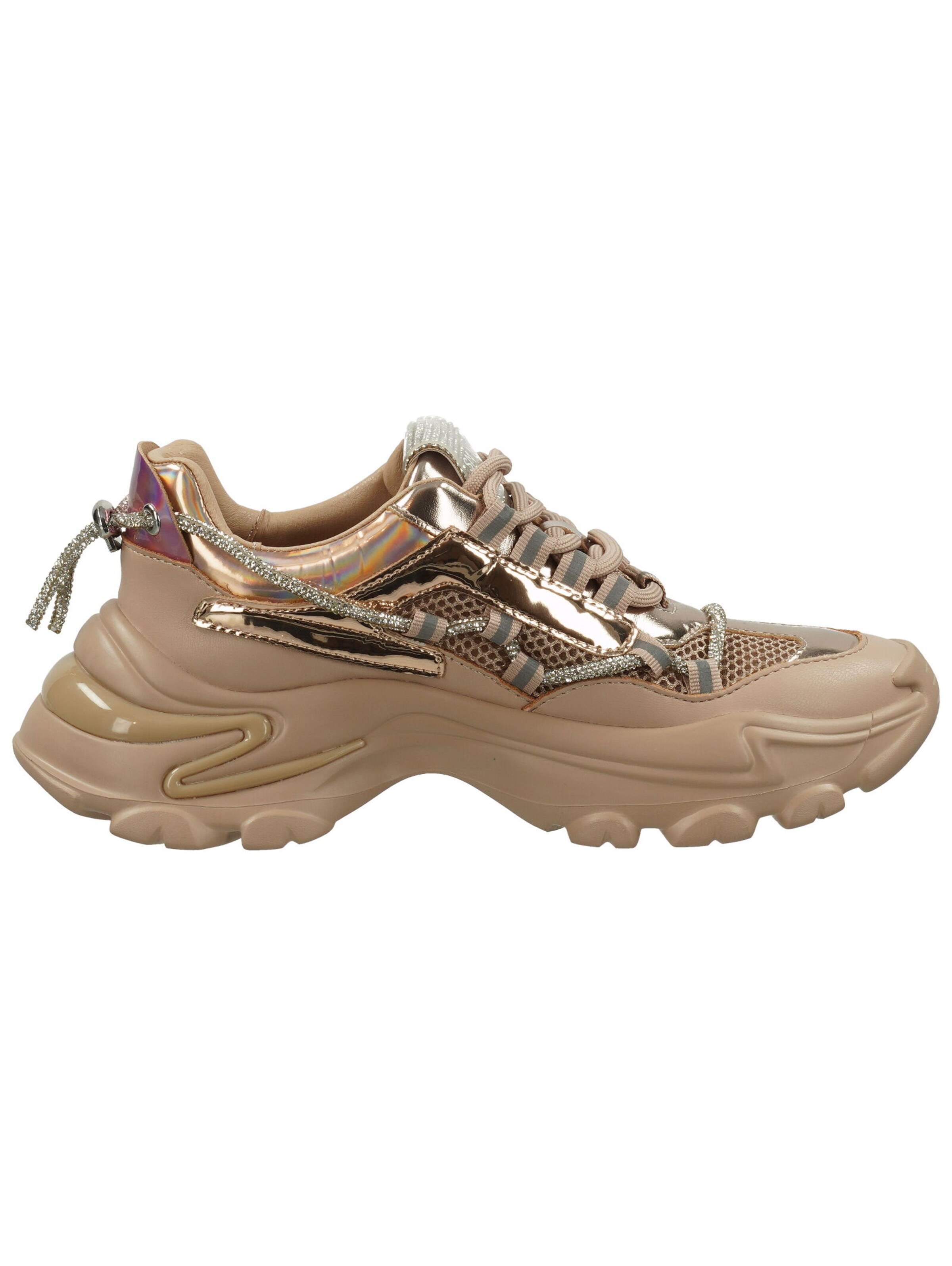 STEVE MADDEN Platform trainers in Beige