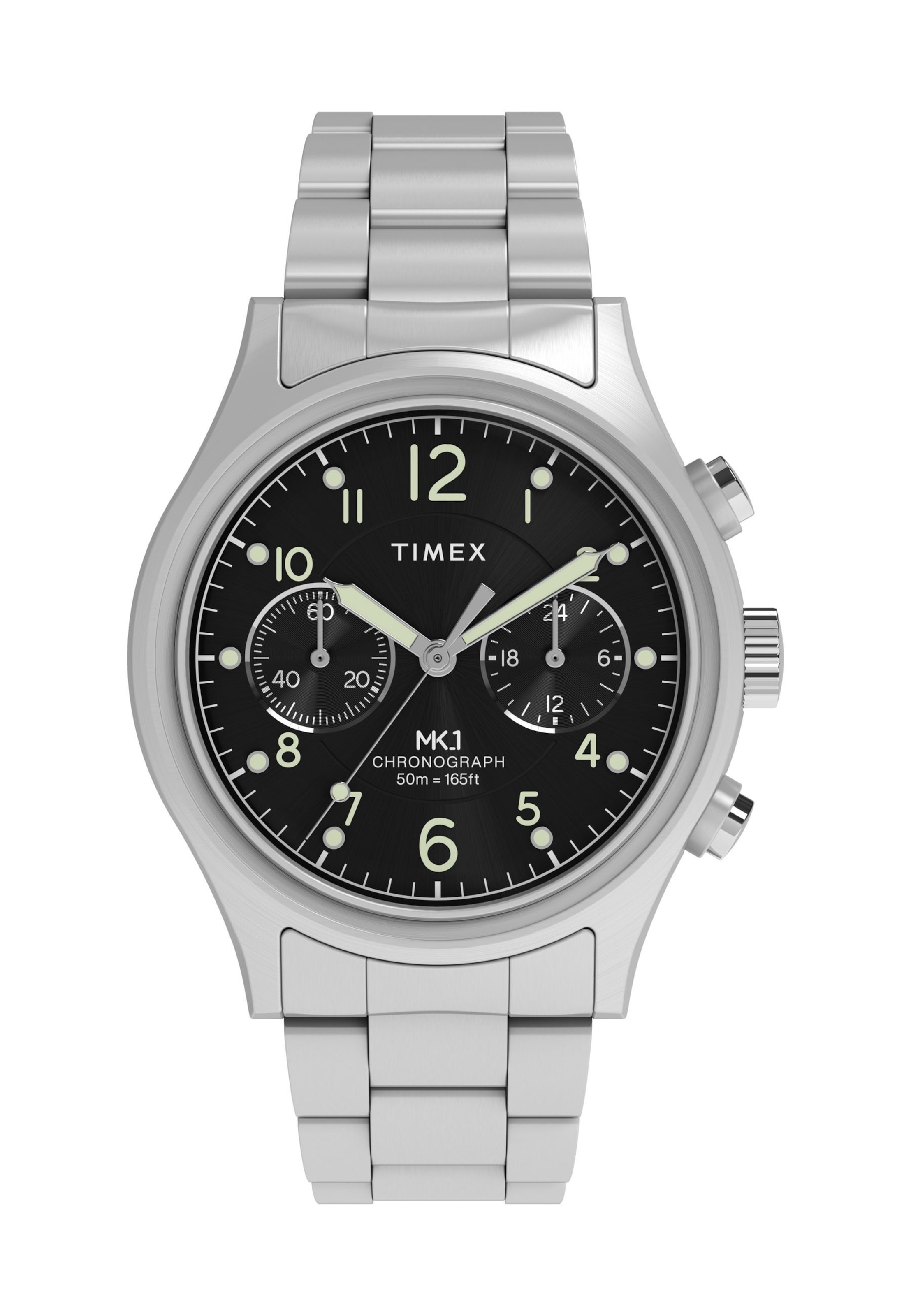 TIMEX Analoog horloge in One Size in de kleur Zilver, Productweergave