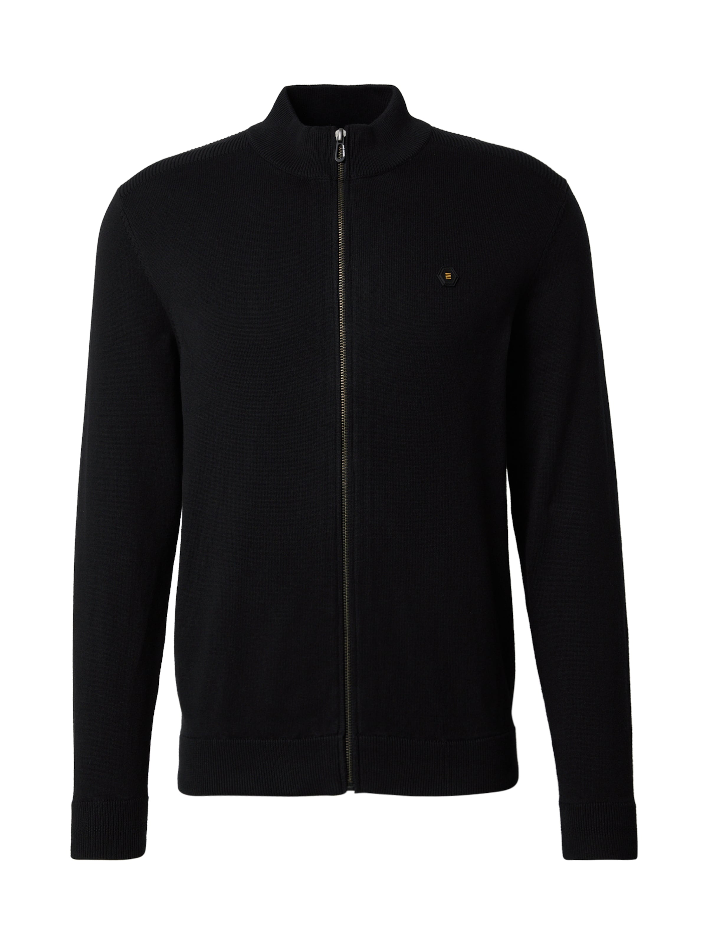 No Excess Knit Cardigan in Black: front