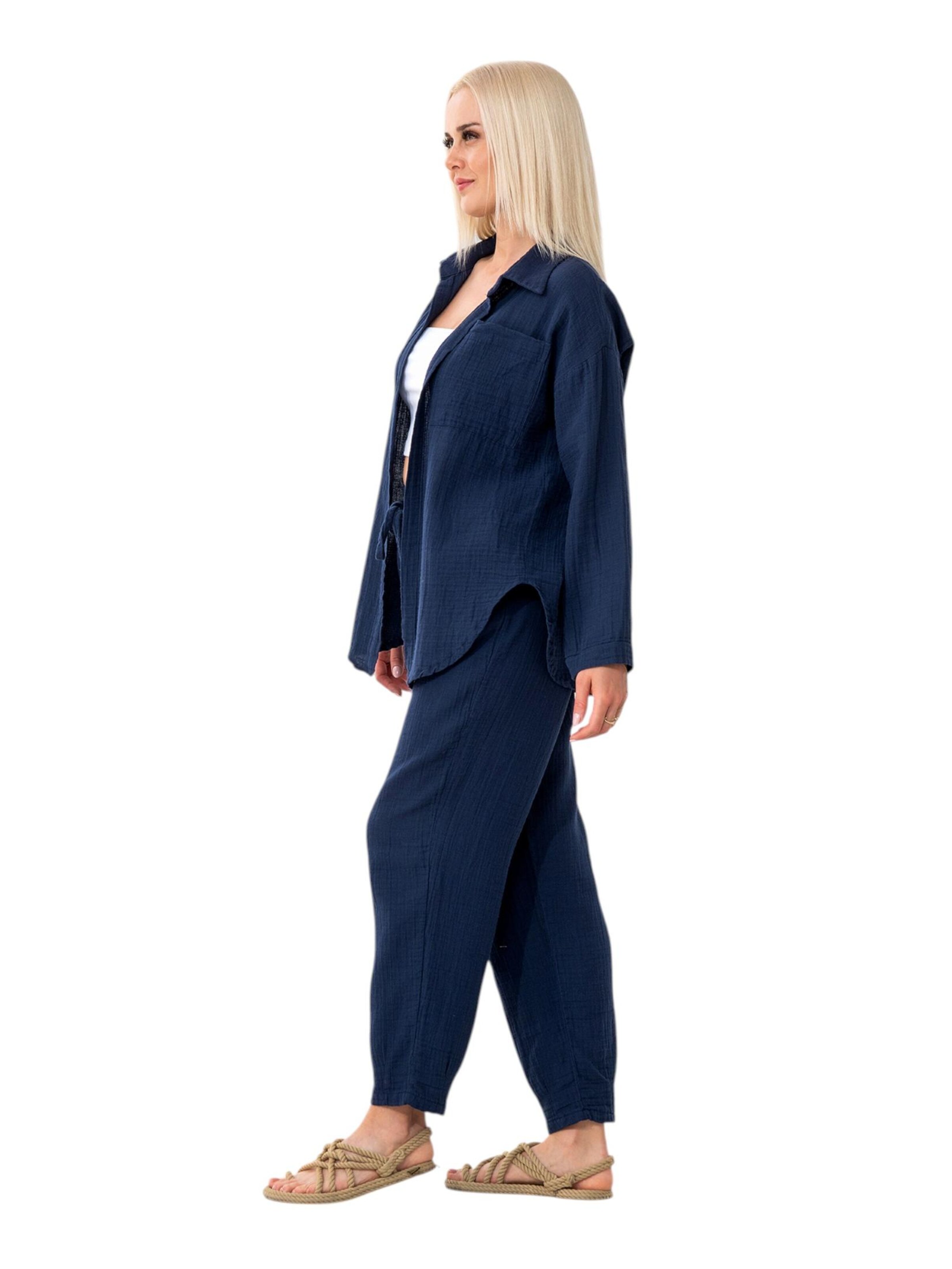 WENOR - Blusa 'NALYA' en azul