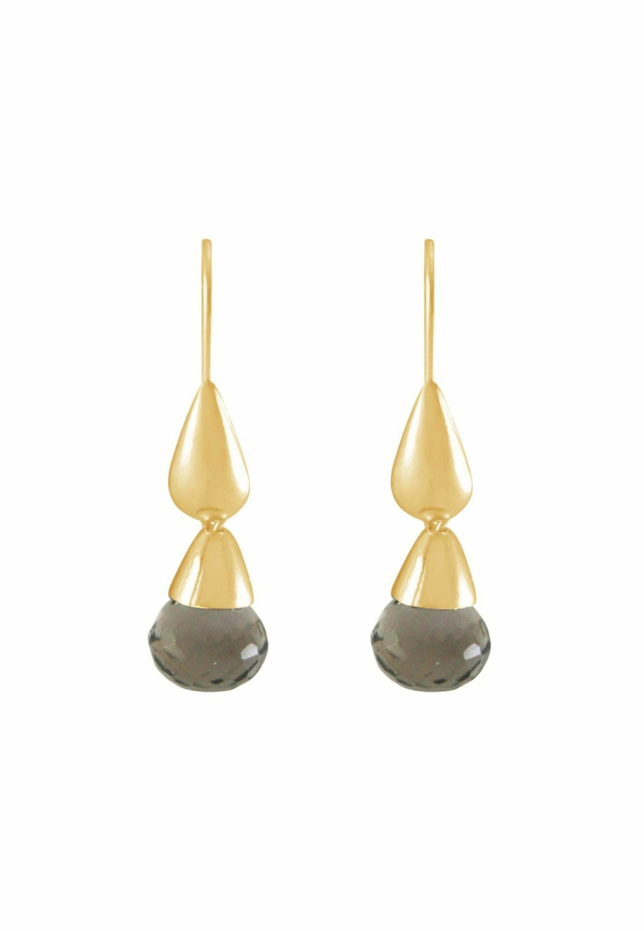 Boucles d'oreilles Gemshine en or : devant