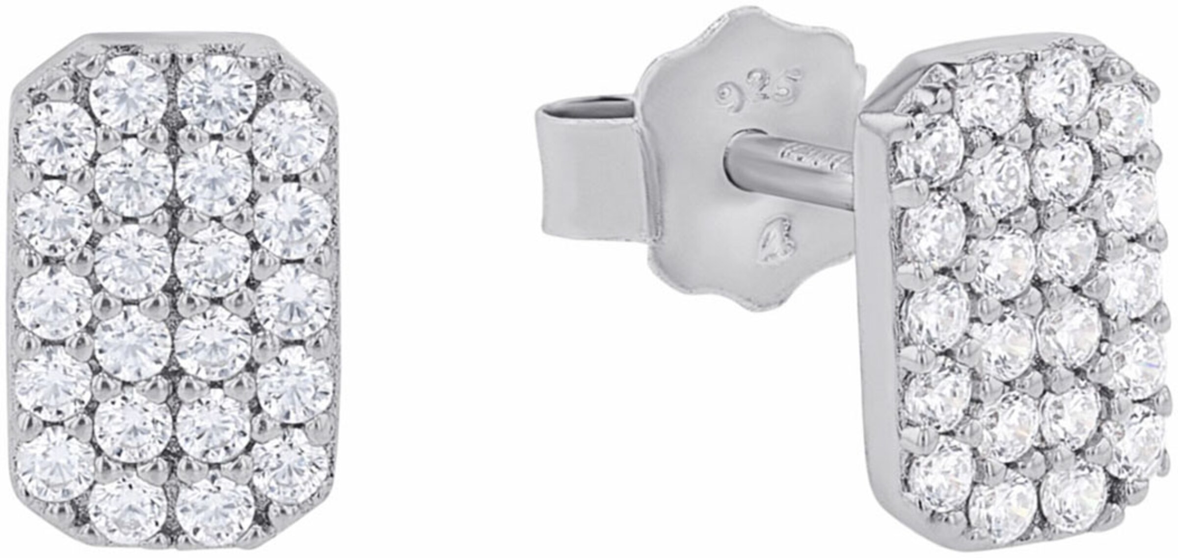 AMOR Ohrringe in Silber: Vorderseite