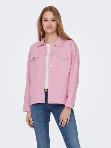ONLY Prehodna jakna 'Ocean' | roza barva