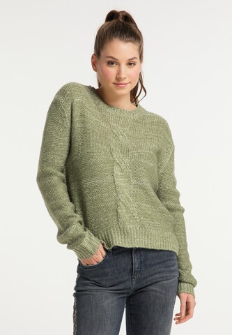 Pull-over MYMO en vert : devant