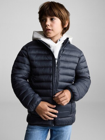 Geacă de primăvară-toamnă 'UNICO7' de la MANGO KIDS pe albastru: față