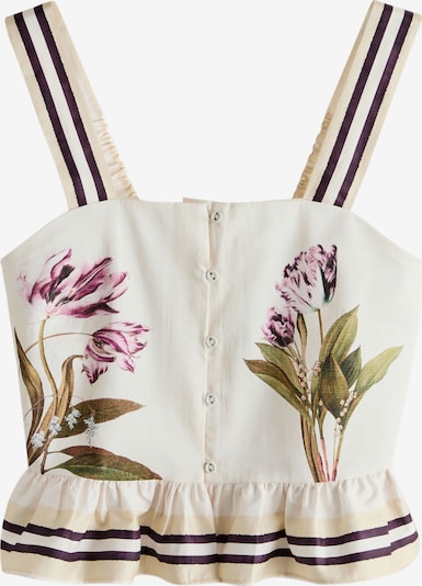 Next Top in XS in kiwi / aubergine / cyclam / wollweiß, Produktansicht