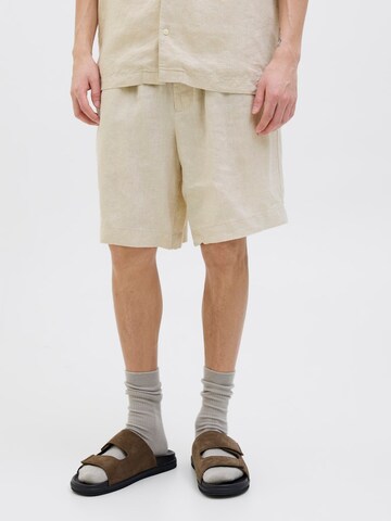 Wide leg Pantaloni chino 'JPSTBill JJLawrence' di JACK & JONES in grigio: frontale