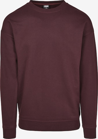 Sweat-shirt Urban Classics en rouge : devant