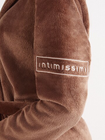 INTIMISSIMI Long Bathrobe in Brown